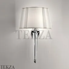 Devon&Devon CRYSTAL Светильник лампа настенный с абажуром DECRYSTALCR, хром глянец