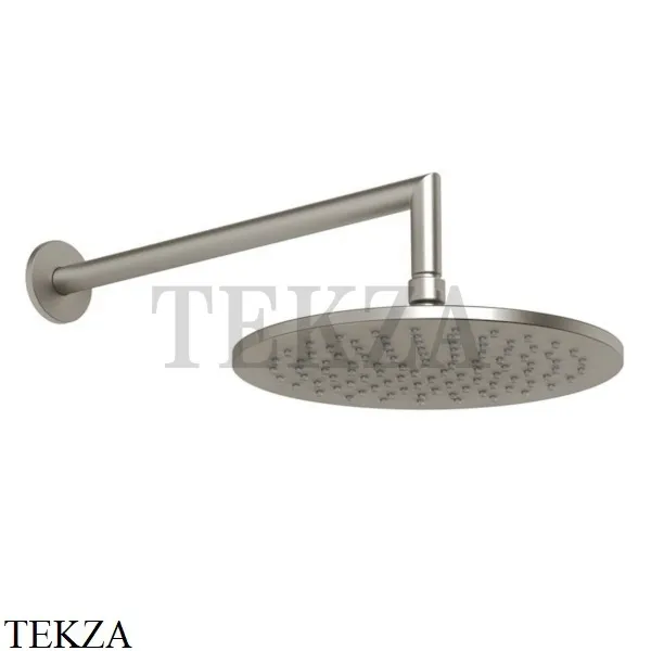 Gessi ANELLO Верхняя лейка с кронштейном D25 см 63348-149, Finox Brushed Nickel