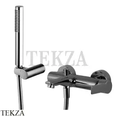 FIMA Carlo Frattini MAST Смеситель для ванны, с гарнитуром, F3134CN, Black chrome