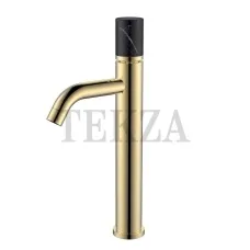 Boheme Stick Смеситель для раковины высокий Stick 122-G-MR-Black Gold MRAMOR Black