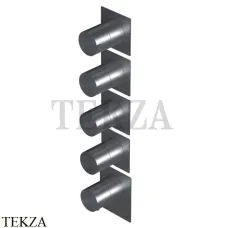 Ritmonio Dot316 Термостат для душа на 4 потока, внешняя часть PR50HJ201 IBX, Black Stainless Steel