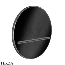 Gessi CASCATA Каскадный излив настенный круглый 65295-706, Black Metal