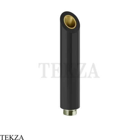 Gessi Душевая лейка Kneipp из черного ABS пластика 32930-716, Gold Br. PVD