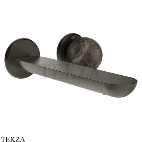 Gessi Perle Смеситель для раковины, внешняя часть 74188-707, black хром Brush