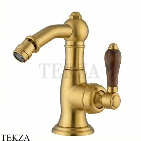 Nicolazzi Cinquanta Смеситель для биде с донным клапаном Forest, 3453SG77C, Satin Gold