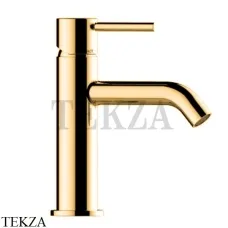 Bossini Teo Смеситель для раковины, с донным клапаном Z00701.021, Золото глянец