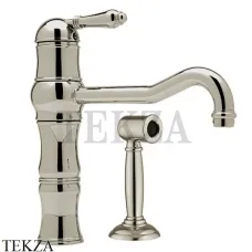 Nicolazzi Cucina Смеситель для кухни с верхней ручкой и отдельным душем, Satin nickel