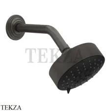 Gessi VENTI20 Верхний душ 129 с настенным креплением 65158-707, Black Metal Br. PVD