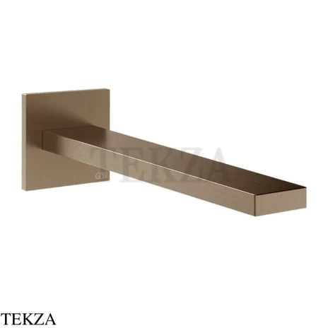 Gessi Inverso RIGATO Излив для раковины на стену под размер 73104-761, Coffee Bronze Brushed PVD
