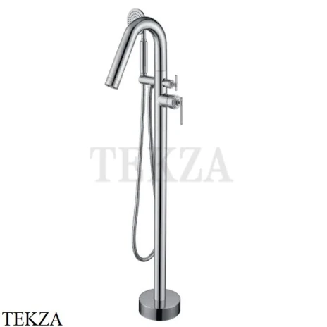 Boheme ETERNA Смеситель для ванны напольный, комплект с встройкой 179-CR, Хром глянец