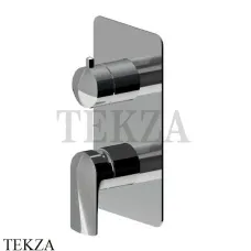 Newform Delta Zero Смеситель для душа 2 потока, внешняя часть 72274E.58.063, PVD Gun Metal Newform Delta Zero Смеситель для душа 2 потока, внешняя часть 72274E.58.063, PVD Gun Metal
