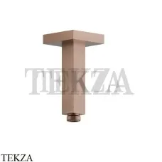 Newform Кронштейн для душа квадрат потолочный L=120 28152.59.067, PVD Br. Copper Bronze