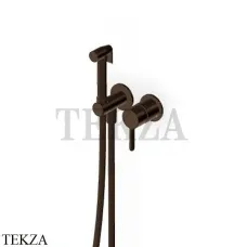 Zucchetti Isy22 Гигиенический душ с отдельным смесителем ZIS417.P21, brushed chocolate PVD