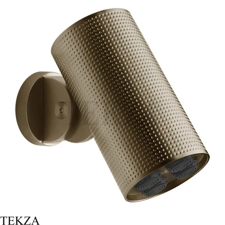 Gessi 316 SPOTWATER CESELLO Душевая головка настенного крепления, многоструйная 57231-791, Deep Bronze Brushed PVD