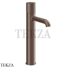 Gessi Habito CESELLO Смеситель для раковины высокий, без донного клапана 70404-845, Dark Bronze