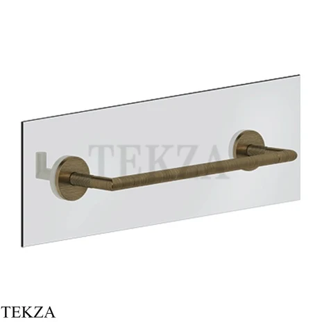 Gessi ANELLO Полотенцедержатель для крепления на стекло, 30 см 63824-713, Antique Brass
