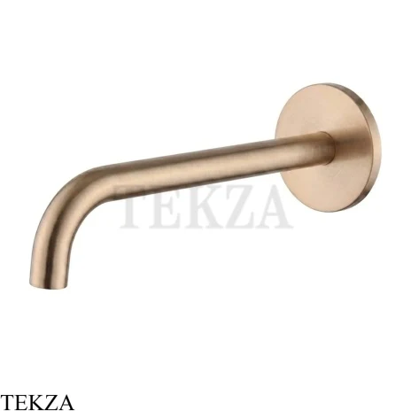 FIMA Carlo Frattini SO Излив для раковины на стену F2848/2HS, Brushed Champagne