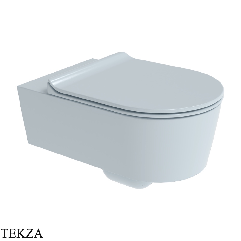 Flaminia LINK унитаз подвесной GoClean чаша без ободка 5051/WCGAP, голубой Azzurro Polvere глянец