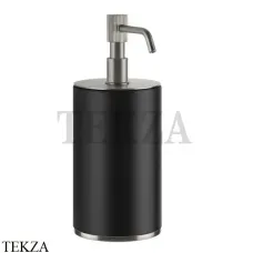 Gessi VENTI20 Дозатор для жидкого мыла настольный черный 65438-149, Finox Br. Nickel