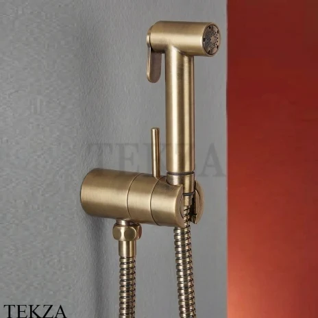 Nicolazzi Doccia Гигиенический душ Tondo со смесителем 5523TBZ, бронза classic