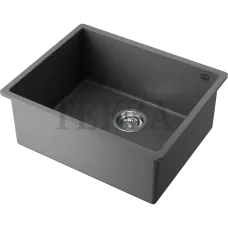 Omoikiri Bosen 54-U Кухонная мойка Tetogranit прямоугольная 4993233 платина