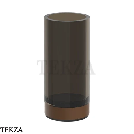 Gessi Perle Стакан для зубных щёток круглый 74833-845, бронза Dark Brush