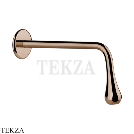 Gessi Goccia Излив для раковины настенный, длинный 33719-030, Copper PVD