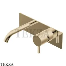 Ritmonio Diametro35 S Смеситель для раковины на планке, внешняя часть PR52AL101 CHX, Brushed Champagne