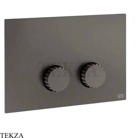 Gessi Incastri Клавиша смыва для инсталляции Tece profil octa 2 75617-707, black хром Brush