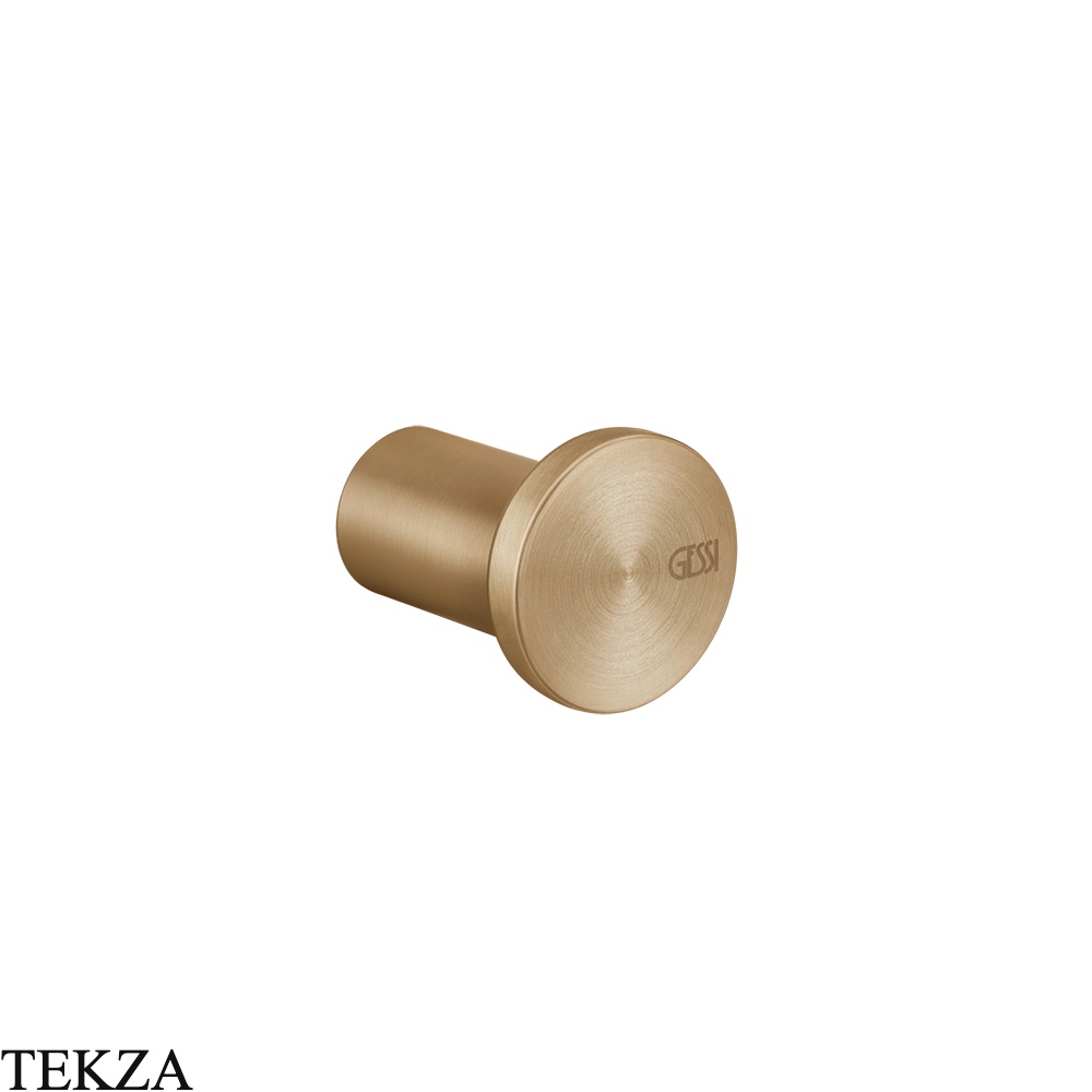 Gessi 316 ACCESSORIES Крючок для халата и полотенец 54821-726, Warm Steel Brushed PVD