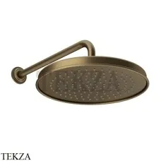 Gessi VENTI20 Верхний душ 300 с настенным креплением 65149-713, Antique Brass