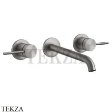 Gessi 316 FLESSA Смеситель для раковины 18-20, внешняя часть 54094-239, Steel Brushed