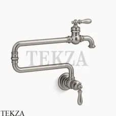 Kohler Artifacts Излив настенный в викторианском стиле, яркая нержавеющая сталь