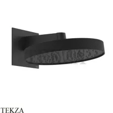 Gessi Inverso Diamantato Верхняя лейка с кронштейном D30 см 63449-299, Matte Black Gessi Inverso Diamantato Верхняя лейка с кронштейном D30 см 63449-299, Matte Black