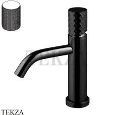 FIMA Carlo Frattini Spillo TECH G Смеситель для раковины, с донным клапаном F3031TXSGNS, черный матовый