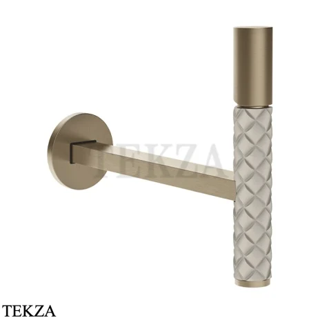 Gessi Pelle Tresse Смеситель для раковины, внешняя часть 78688-432, Crème/Finox Br. Nickel