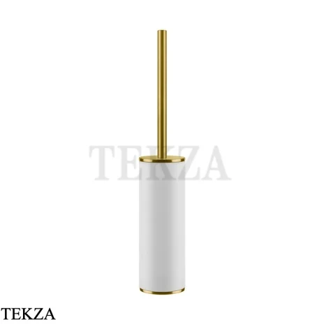 Gessi Inciso-Origini-Venti20 accessories Туалетный ершик напольный, белый 58543-716, Gold Br. PVD