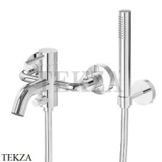 Newform XT Смеситель для ванны с изливом, с гарнитуром, 4240C.21.018, хром глянец