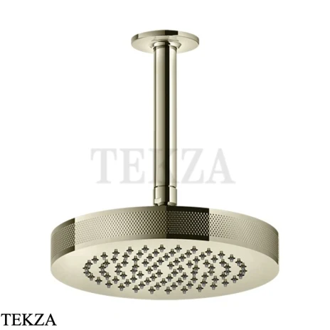 Gessi INCISO SHOWER Верхняя душевая лейка с кронштейном под размер 58188-720, Nickel PVD