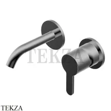 Ritmonio Diametro35 Elegance Смеситель для раковины, внешняя часть PR54Al201 BLX, Brushed Black Chrome