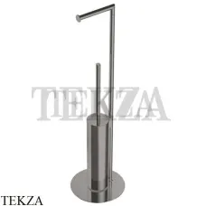 Colombo Mini Стойка напольная WC с держателем, ершик B4018.HPS1, нержавеющая сталь шлиф