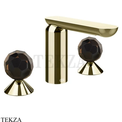 Gessi Perle Смеситель для раковины на 3 отв., без гарнитура 74225-710, шампань глянец