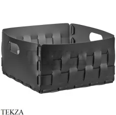 ADJ Bottega Корзина-ёмкость для мелочей 35x35 см 1045.01/03, черный/серый