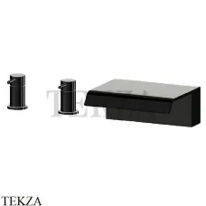 Newform Cascate Смеситель на борт ванны каскад 70032.01.093, черный матовый Newform Cascate Смеситель на борт ванны каскад 70032.01.093, черный матовый