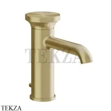 Gessi Origini ACCENT Смеситель для раковины с донным клапаном 66001-727, Brushed Brass