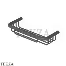 Zucchetti Todd Полочка решетка-мыльница в душ ZAD512.C51, brushed metal black