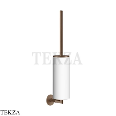 Gessi ANELLO Туалетный ершик настенный, композит белый 63719-708, Copper Brushed PVD
