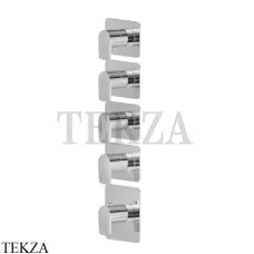 Newform HAKA Термостат для душа, 4 потока, внешняя часть 69872E.21.018, хром глянец