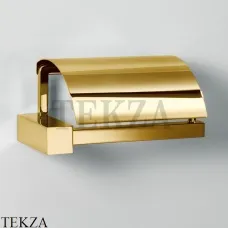 Decor Walther Corner TPH4 Держатель туалетной бумаги с крышкой 0561620, золото глянец