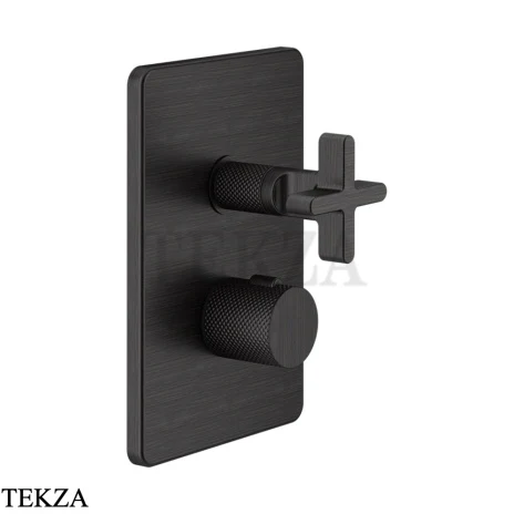 Gessi INCISO SHOWER Термостатический смеситель, 2 потока, внешняя часть 58234-187, Aged Bronze
